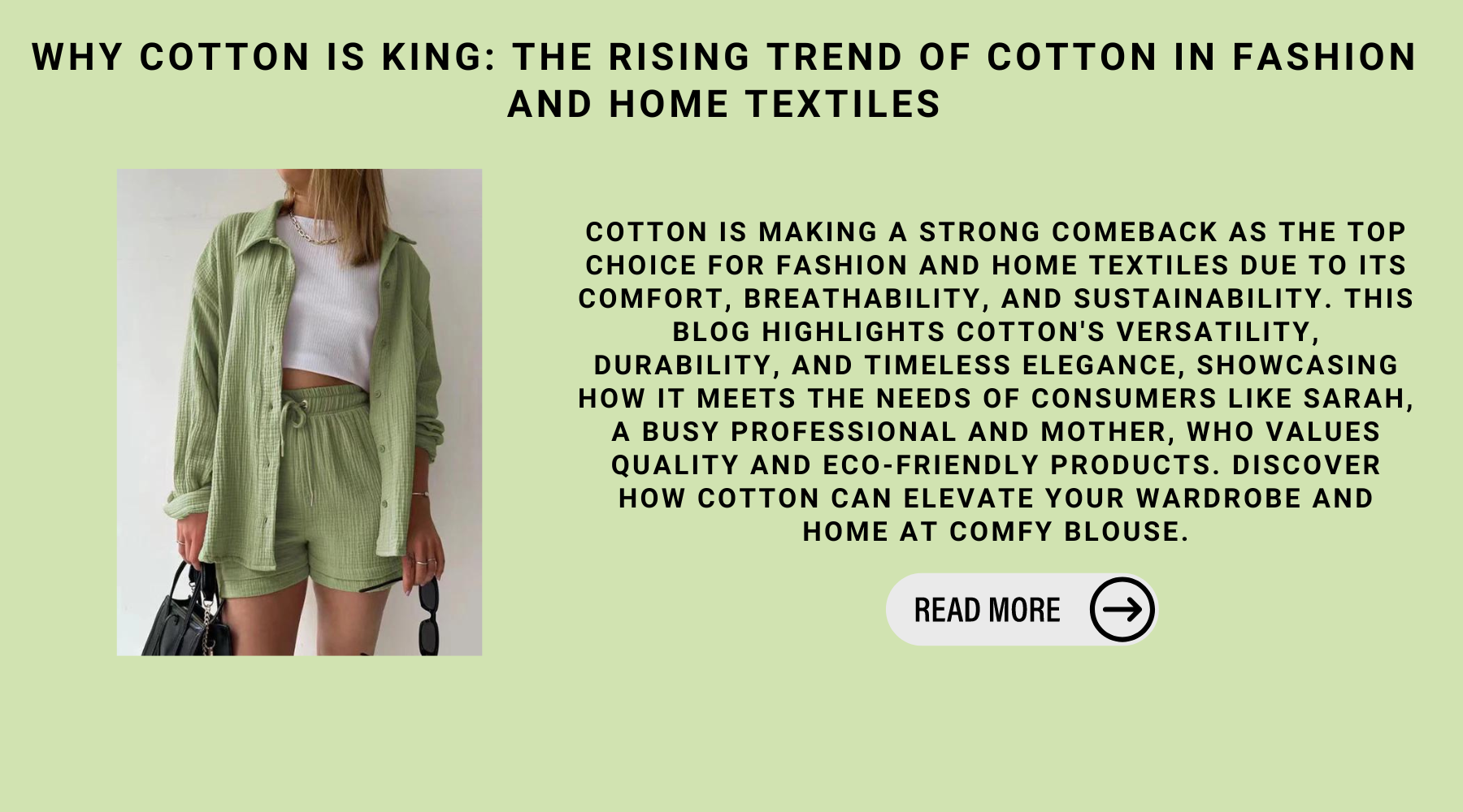 Why Cotton Is King: The Rising Trend Of Cotton In Fashion And Home Textiles