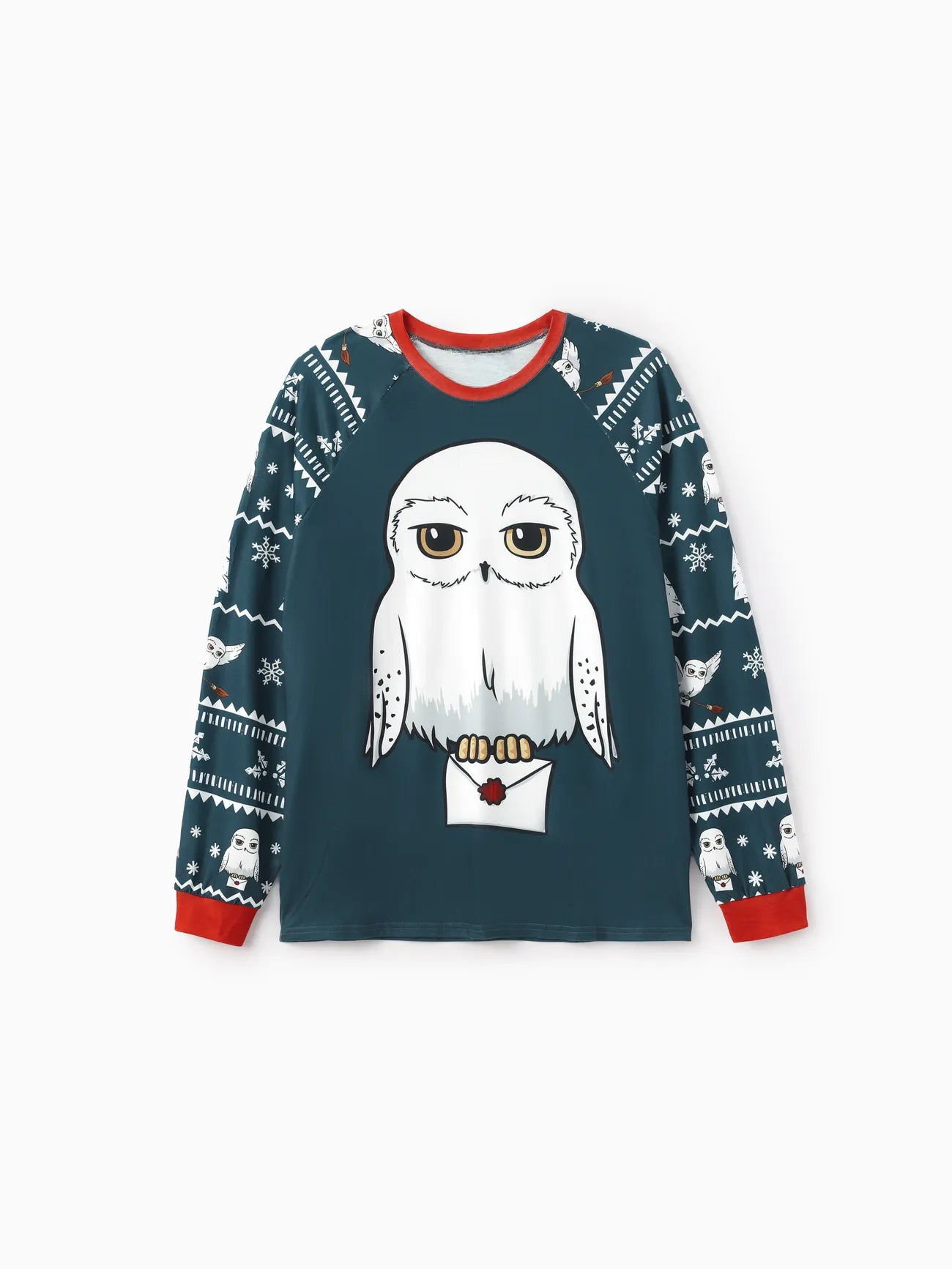 Harry Potter Family Christmas Owl Design Pajama Set