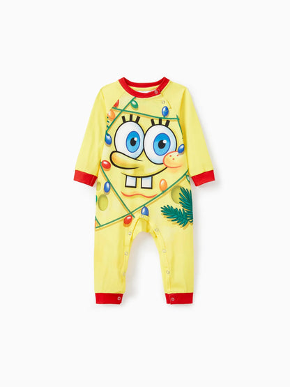 SpongeBob Family Matching Christmas Pajamas Set