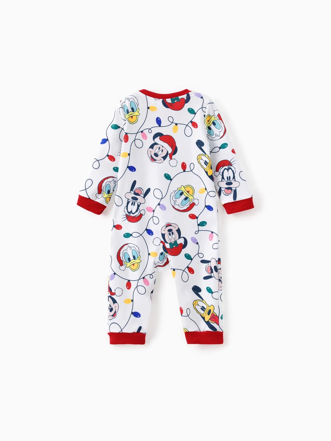 Mickey Printed Family Christmas Hoodie Set