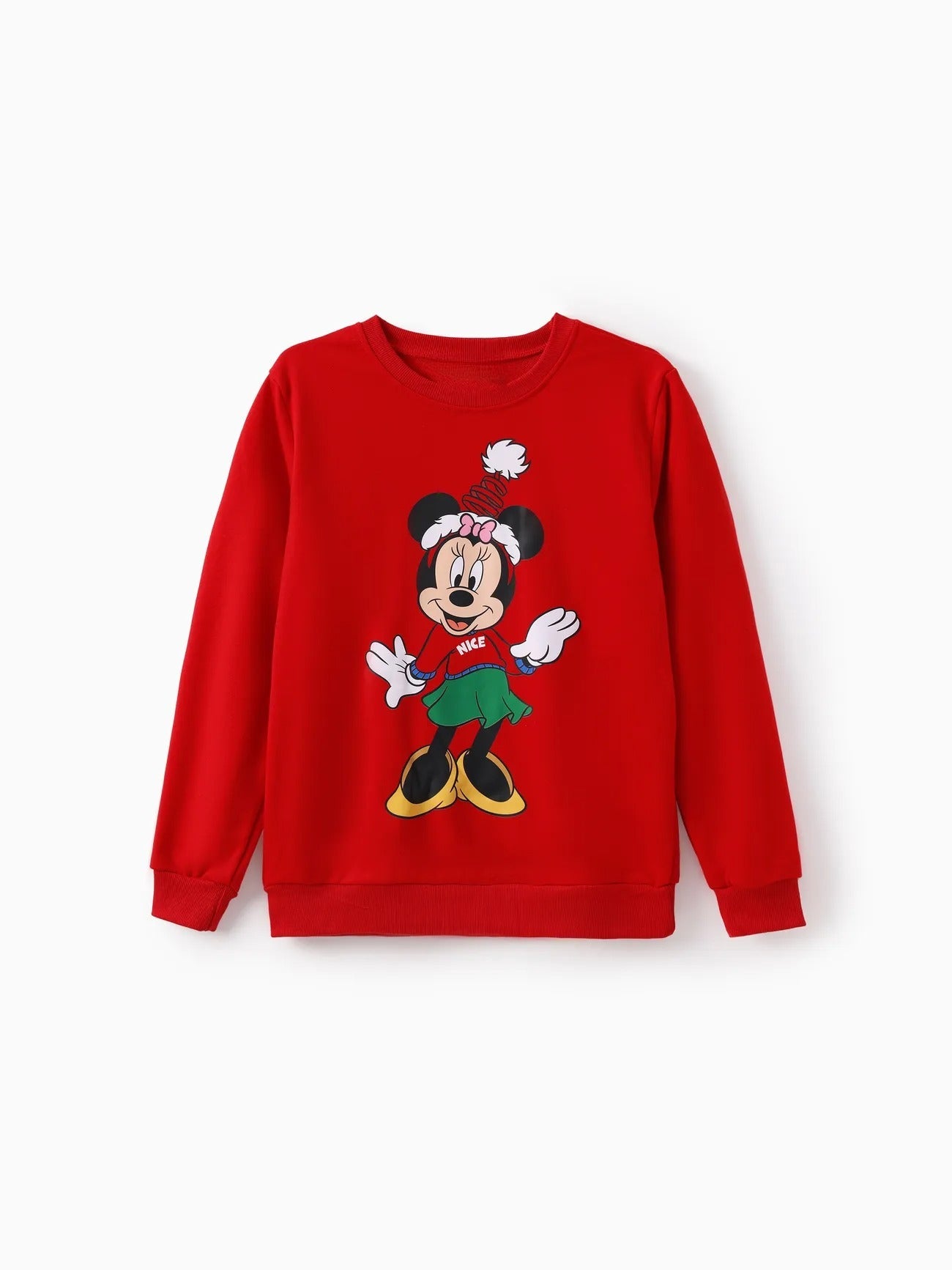 Mickey And Friends Printed Family Christmas Matching Sweatshirt