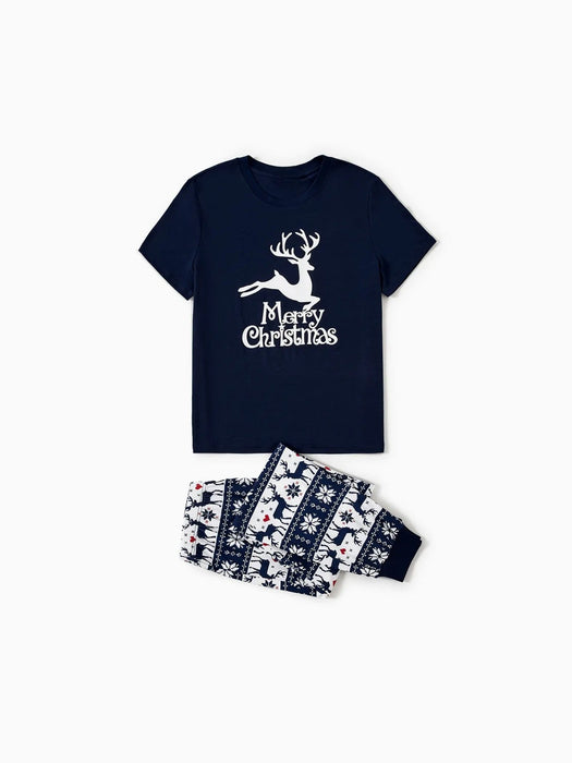 Christmas Glow In The Dark Reindeer Family Pajama Set