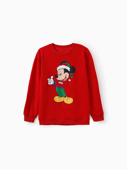 Mickey And Friends Printed Family Christmas Matching Sweatshirt