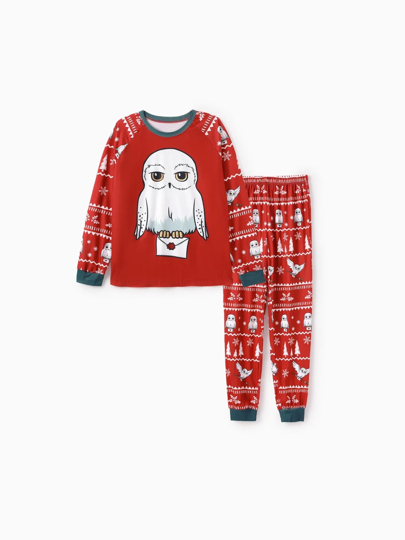 Harry Potter Family Christmas Owl Design Pajama Set