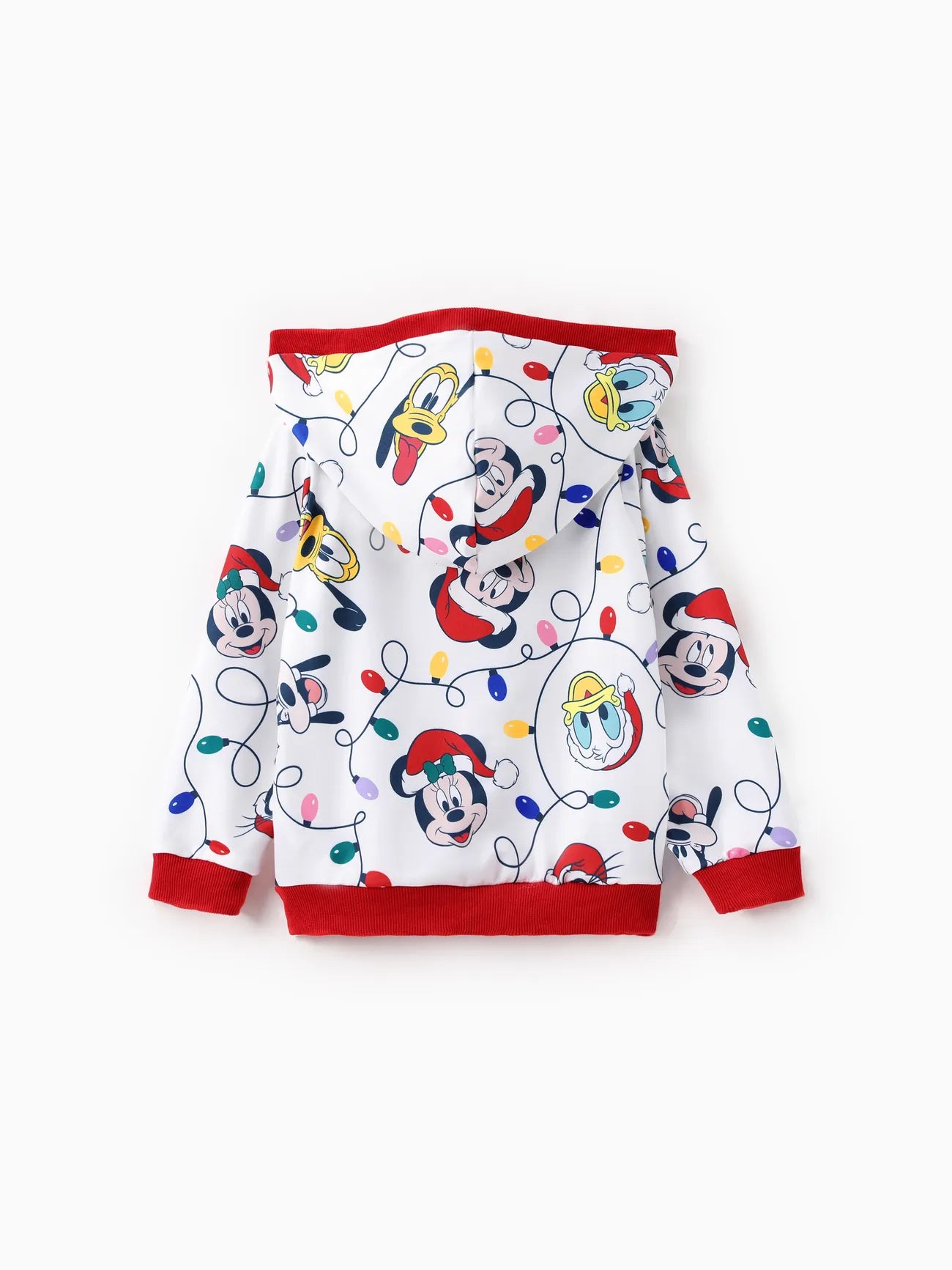 Mickey Printed Family Christmas Hoodie Set