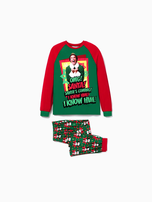 Family Matching Elf Christmas Pajama Set