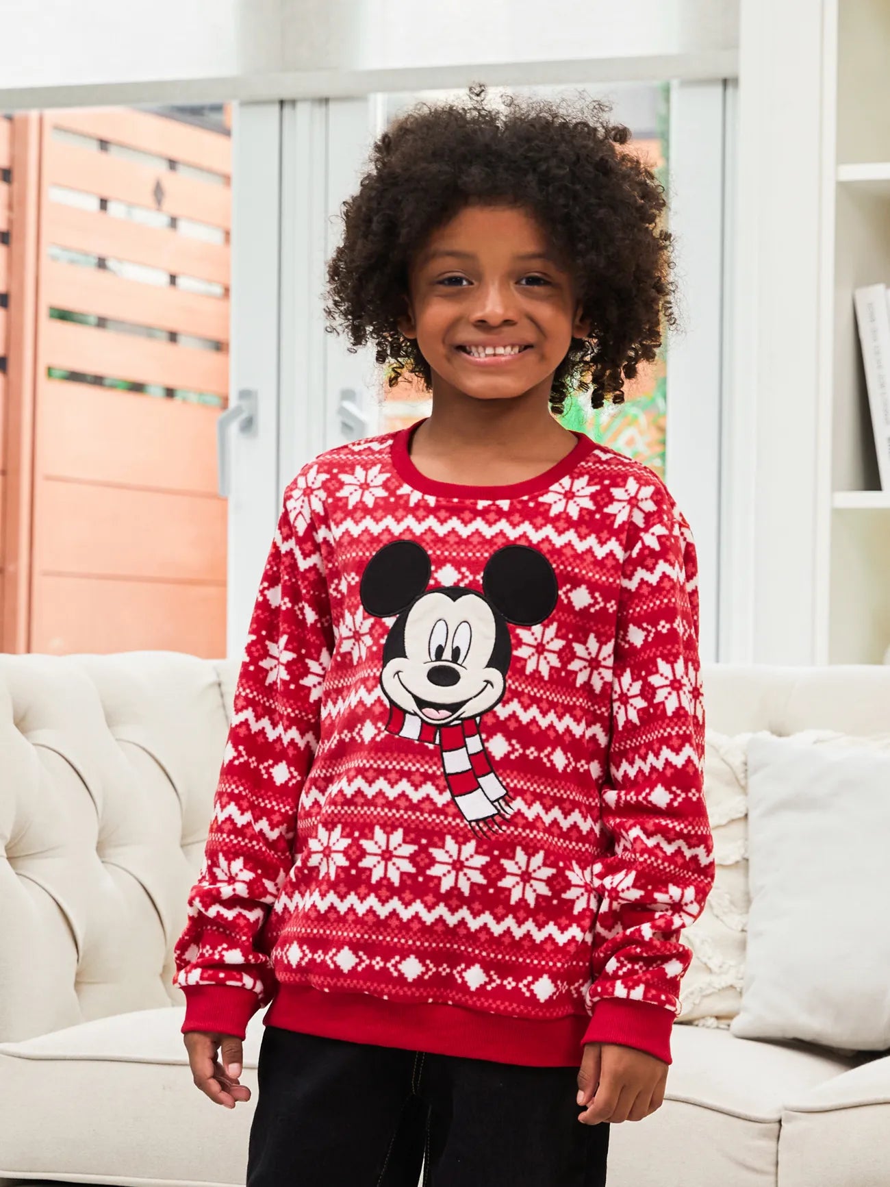 Mickey And Minnie Christmas Family Matching Sweater Set