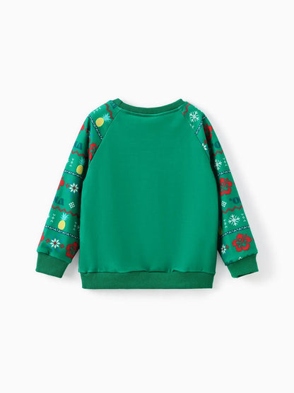 Christmas Family Matching Long Sleeve Stitch Sweatshirt