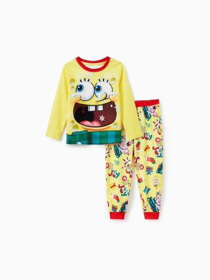 SpongeBob Family Matching Christmas Pajamas Set