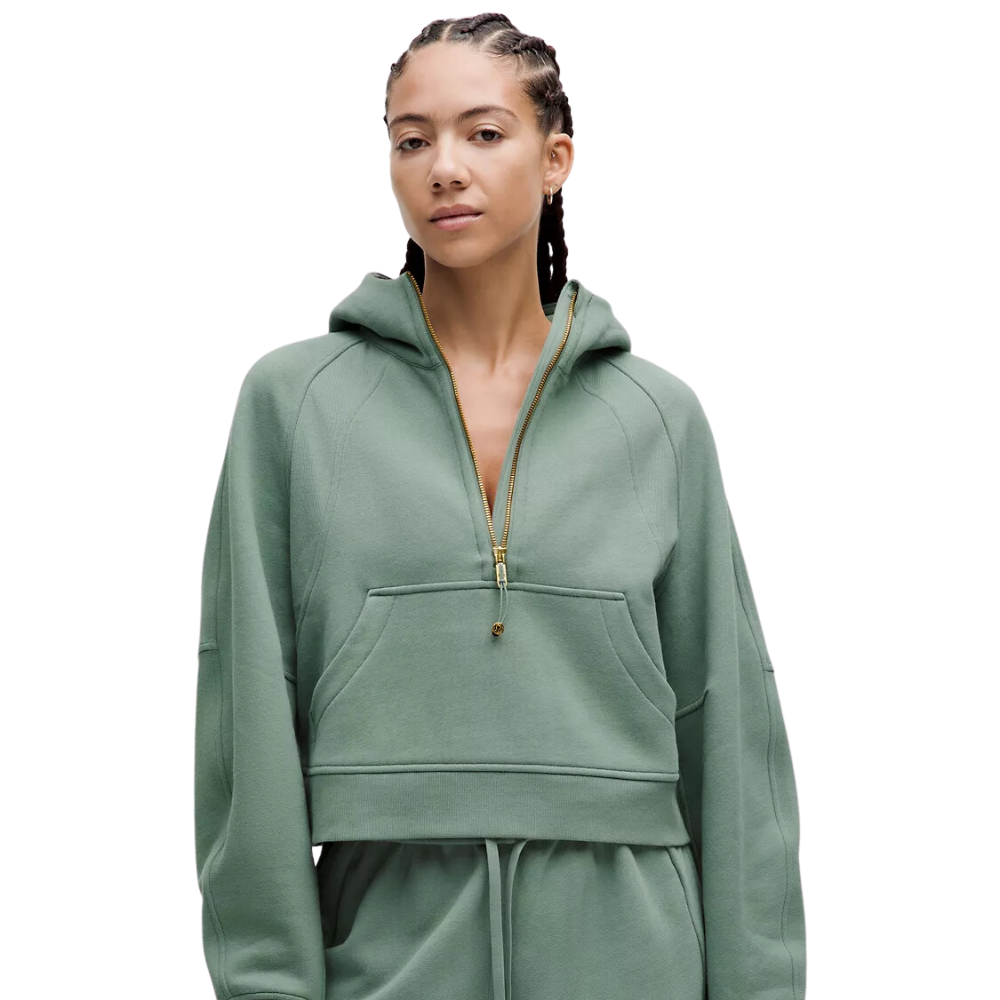 Oversized Half Zip Active Hoodie