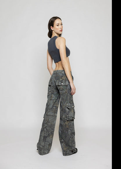 Unisex Camo Cargo Pants