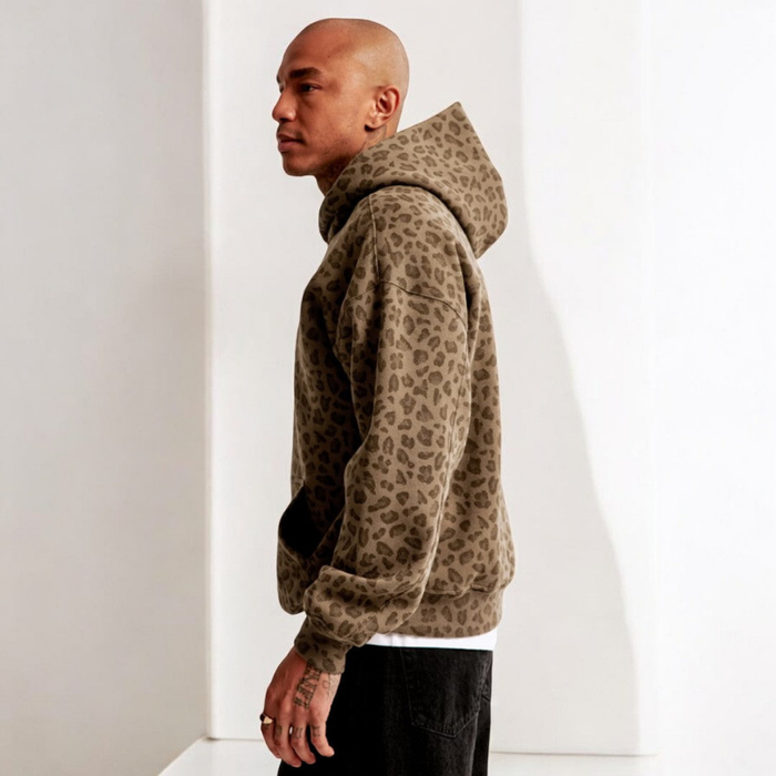 Leopard Print Cozy Hoodie