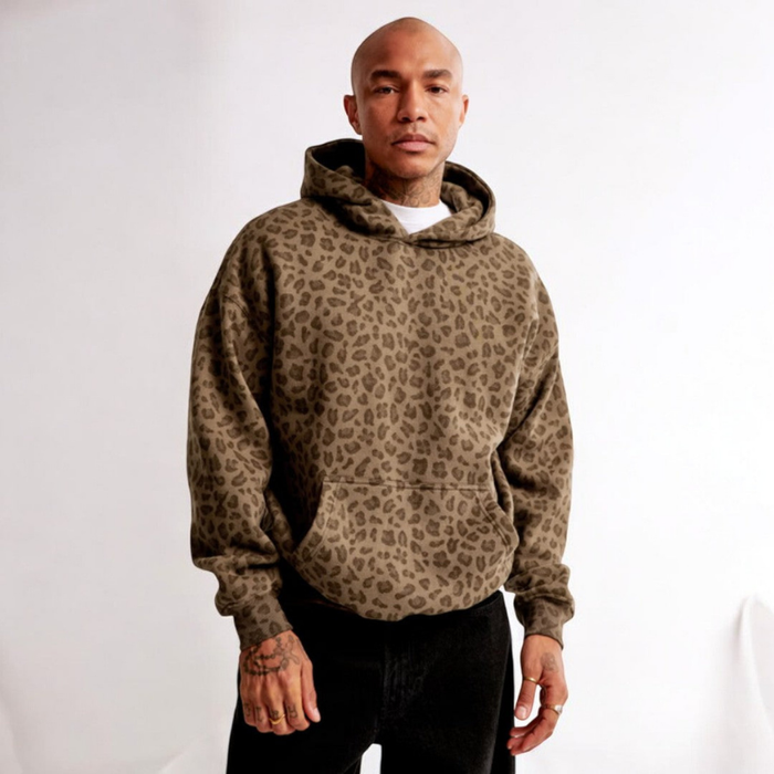 Leopard Print Cozy Hoodie