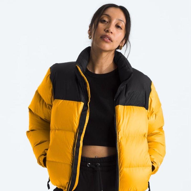 Puffer Jacket With Retro Inspired Design