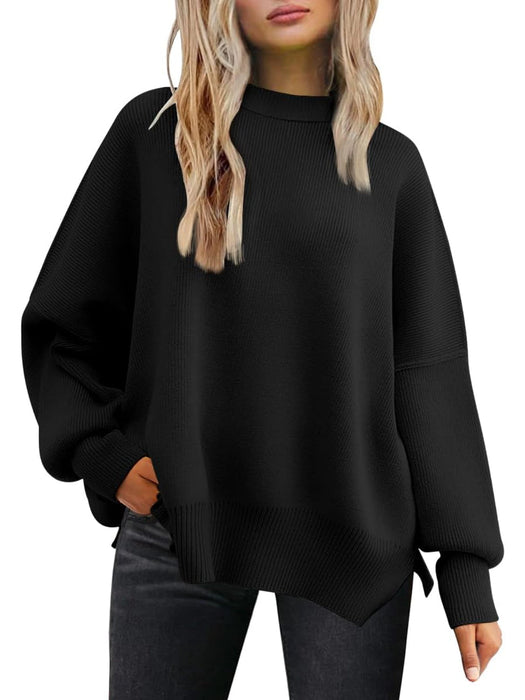 Cozy Batwing Sleeve Sweater For Woman