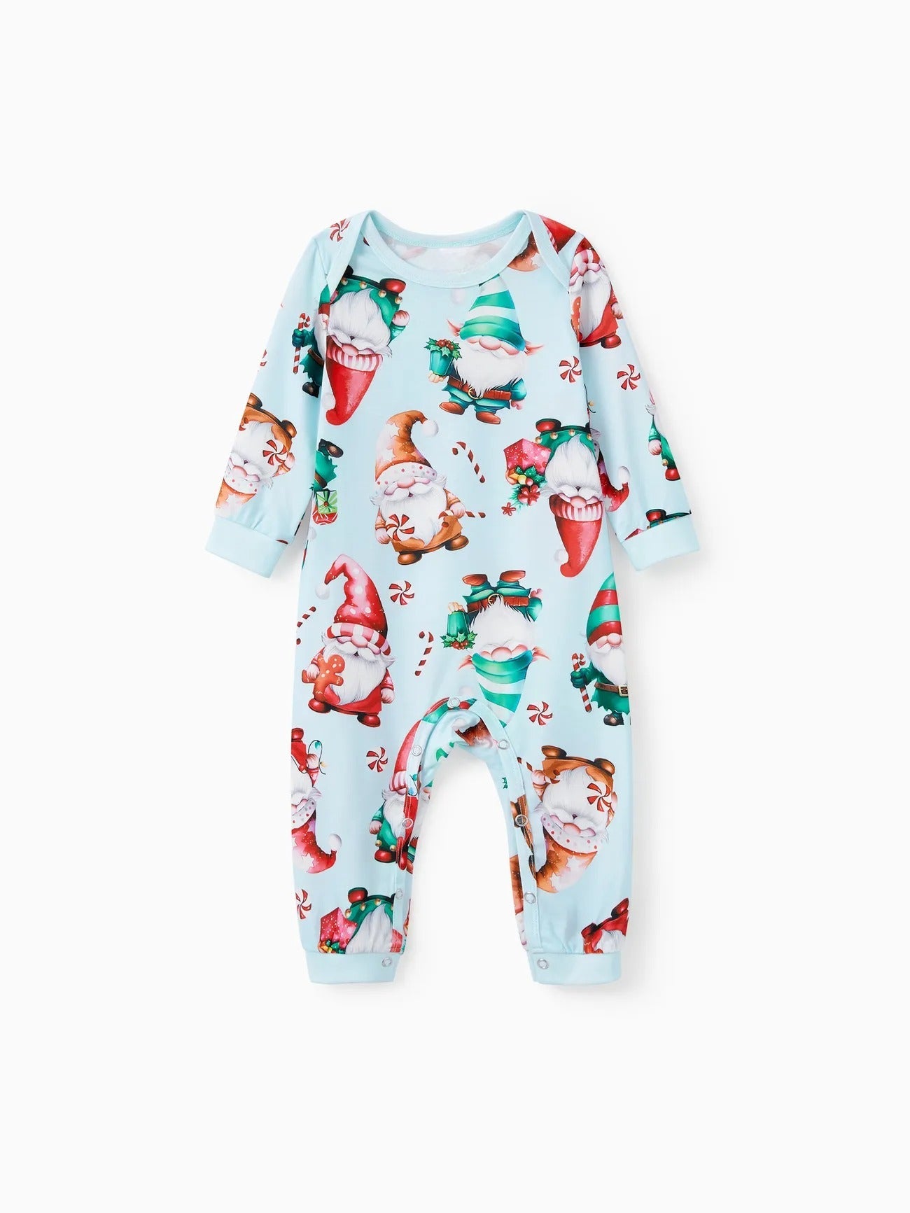 Santa And Reindeer Printed Family Matching Set