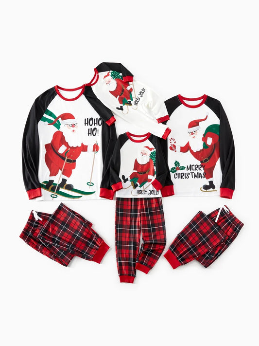 Santa Printed Family Matching Pajama Set