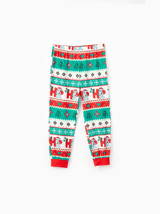 Holiday Family Matching Bear Printed Pajamas Set