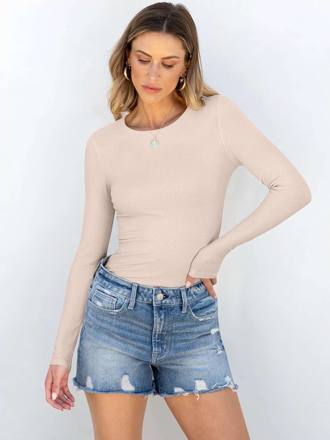 Elegant Long Sleeve Slim Fit Top