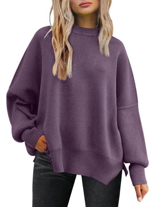 Cozy Batwing Sleeve Sweater For Woman