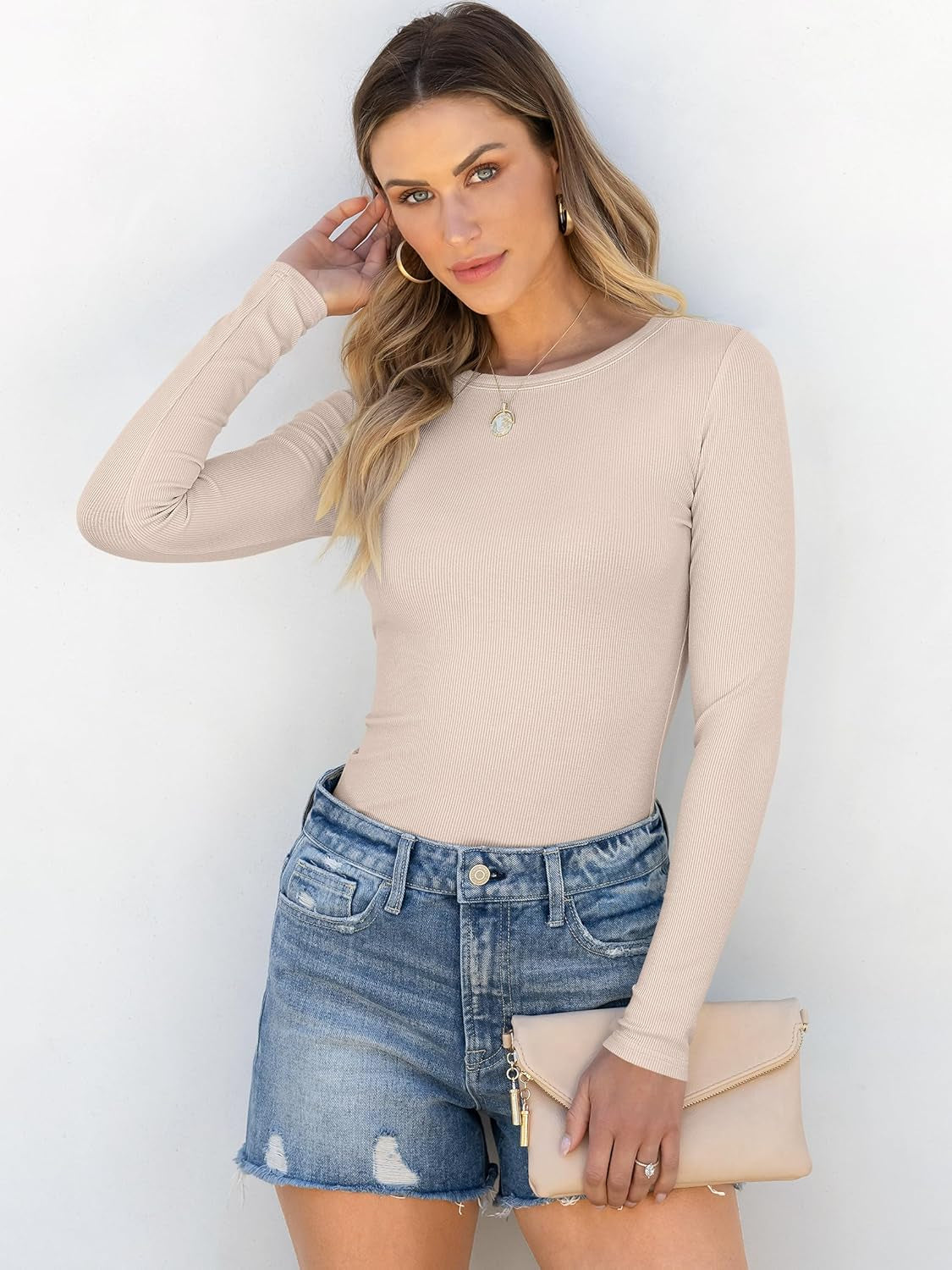 Elegant Long Sleeve Slim Fit Top