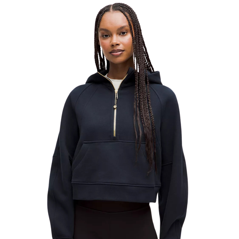 Oversized Half Zip Active Hoodie