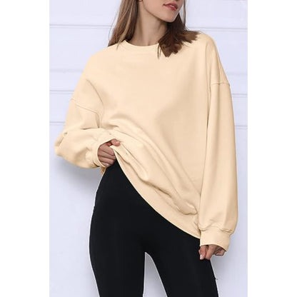 Casual Style Comfy Oversized Sweatshirts