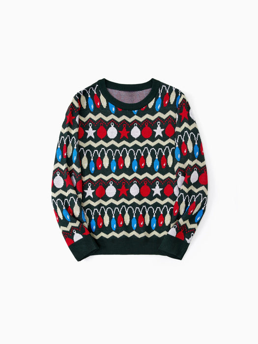 Christmas Lights Family Sweater