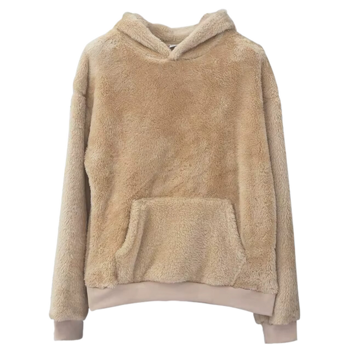 Fleece Patterned Hoodie