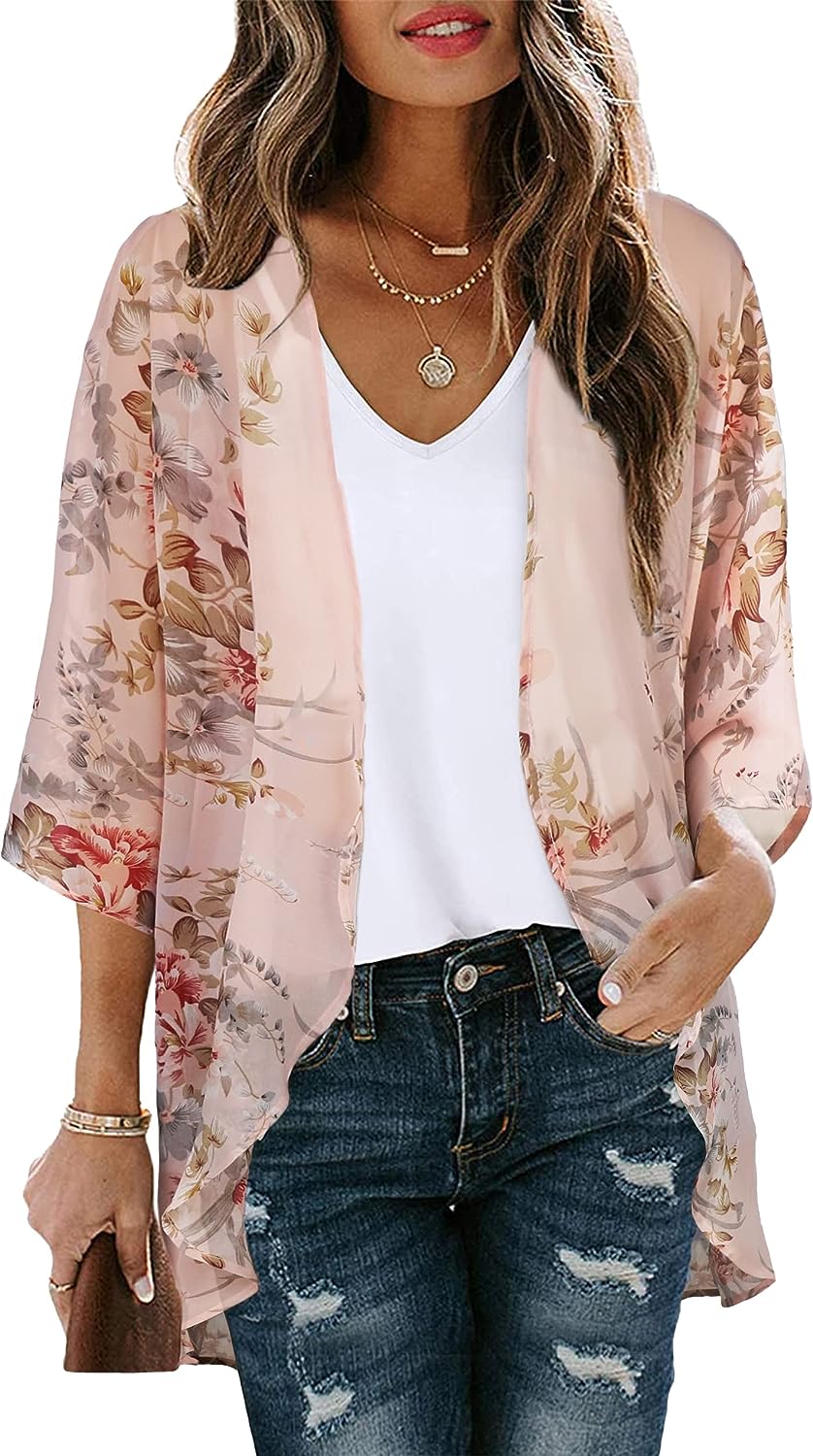 Floral Print Puff Sleeve  Top