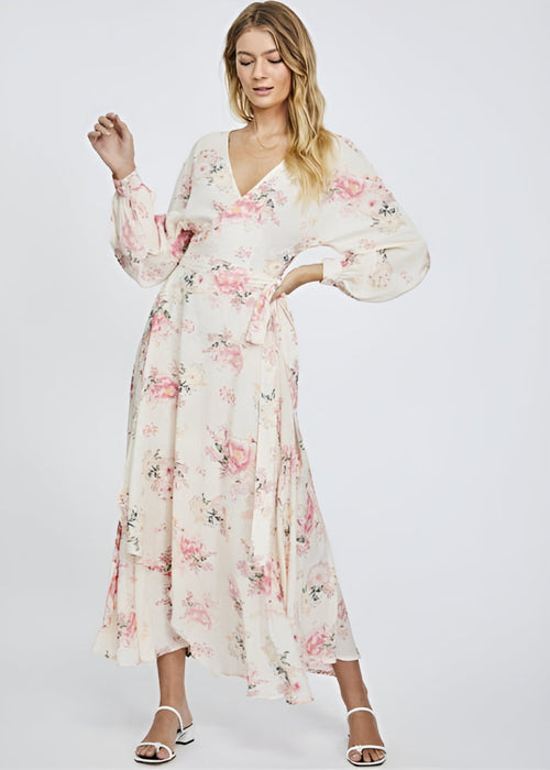 Elegant Floral Maxi Dress