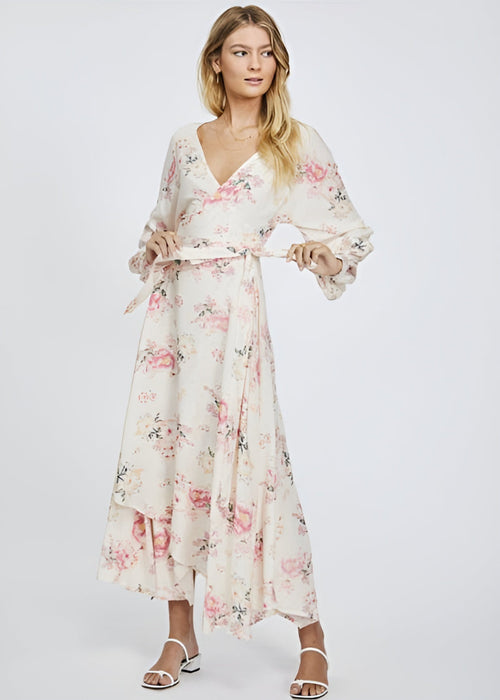 Elegant Floral Maxi Dress