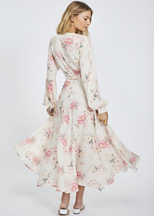 Elegant Floral Maxi Dress