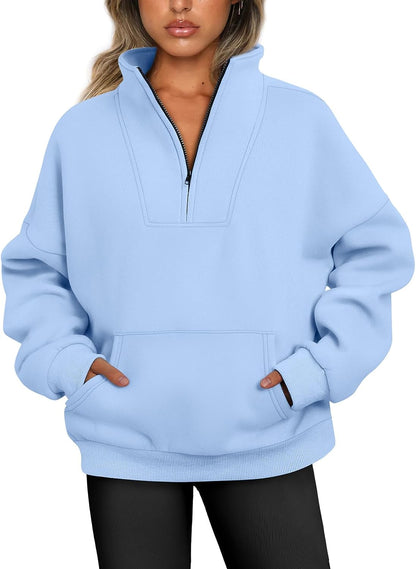 Half Zip Pullover Sweatshirts