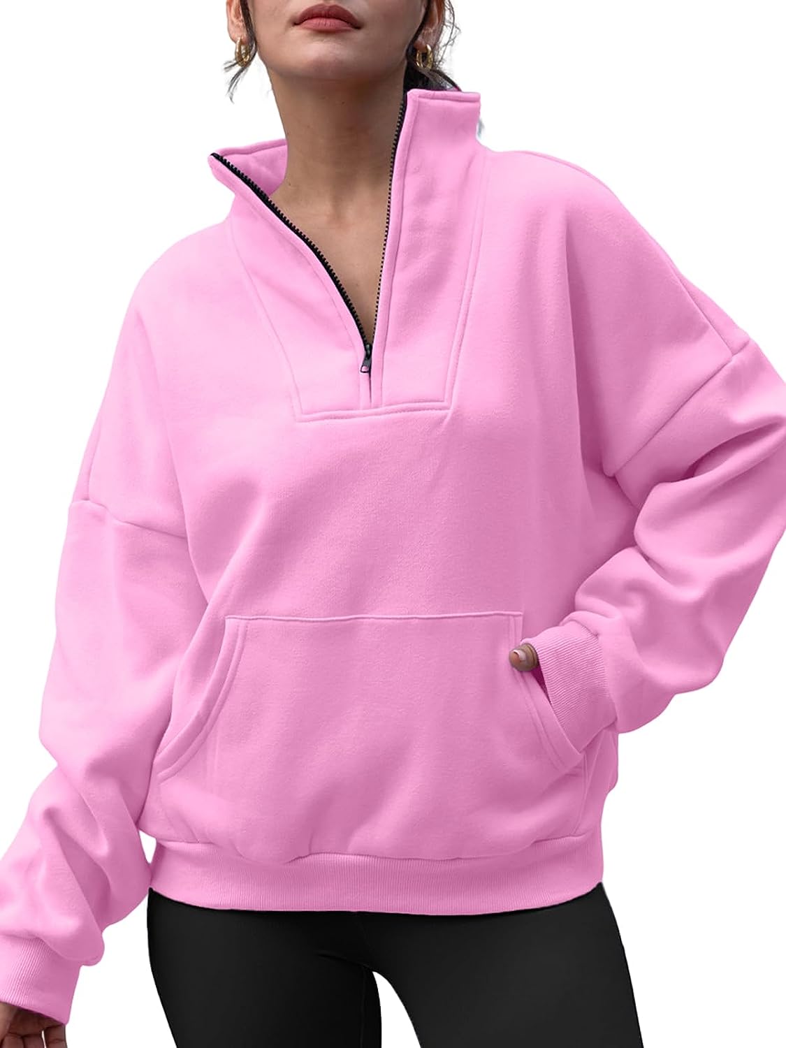 Half Zip Pullover Sweatshirts