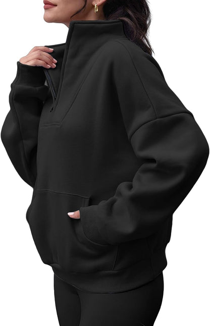 Half Zip Pullover Sweatshirts