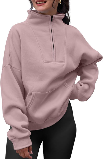 Half Zip Pullover Sweatshirts