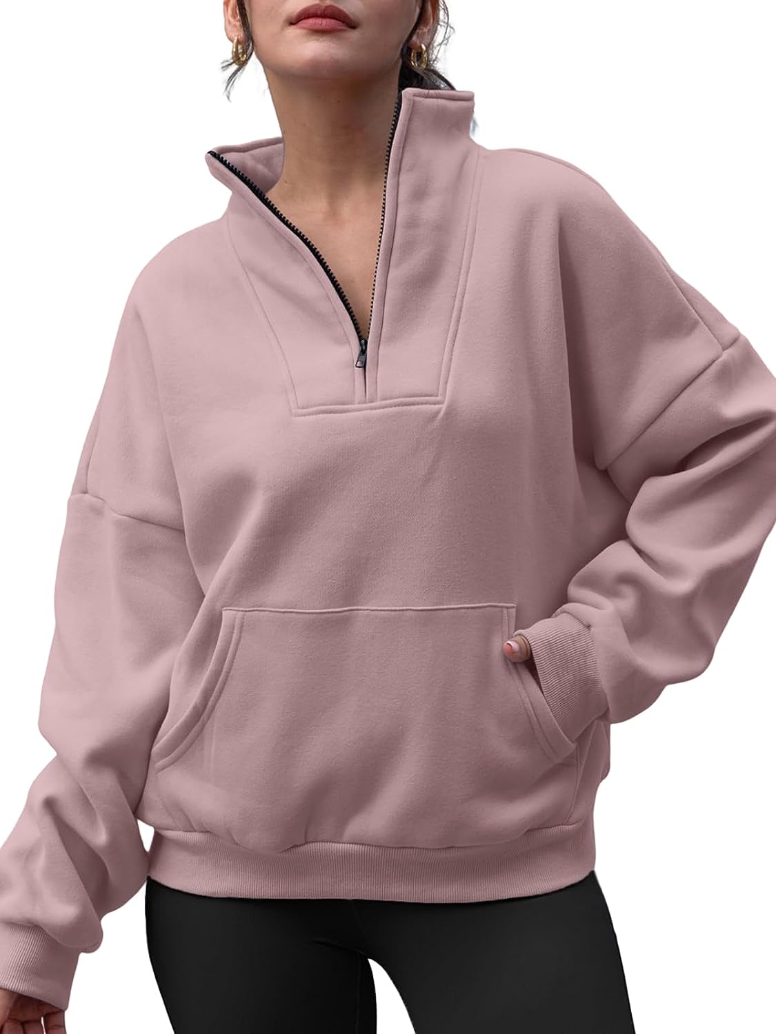 Half Zip Pullover Sweatshirts