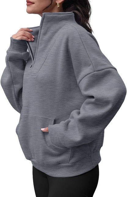 Half Zip Pullover Sweatshirts