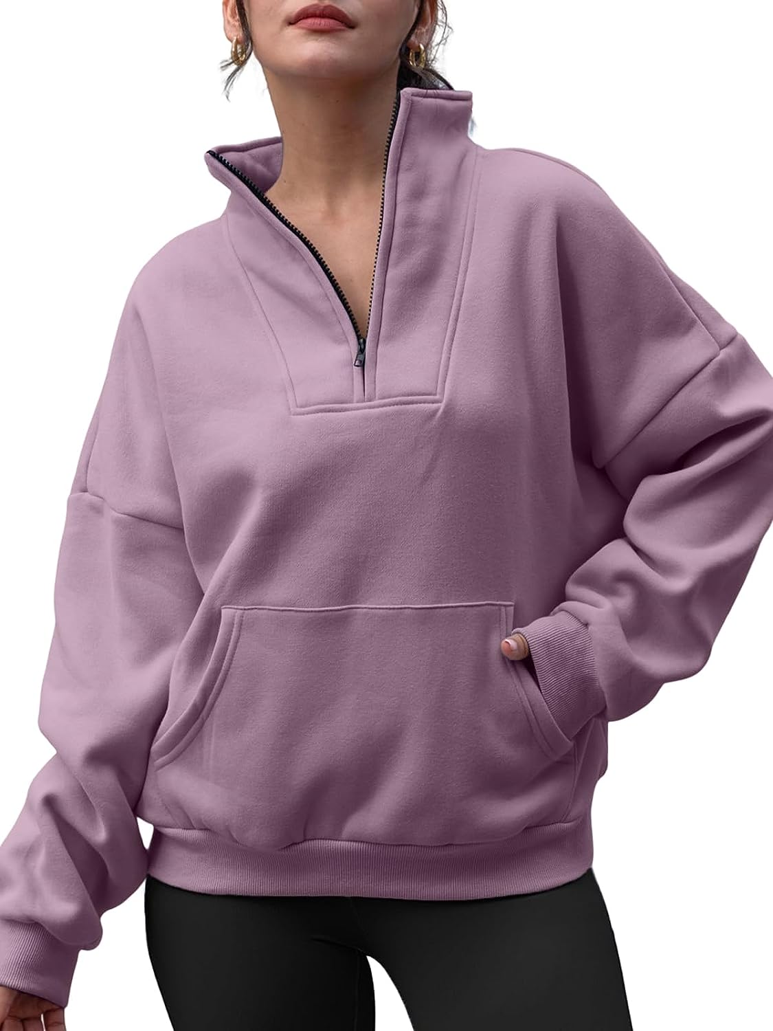 Half Zip Pullover Sweatshirts