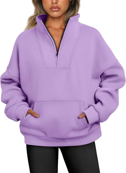 Half Zip Pullover Sweatshirts