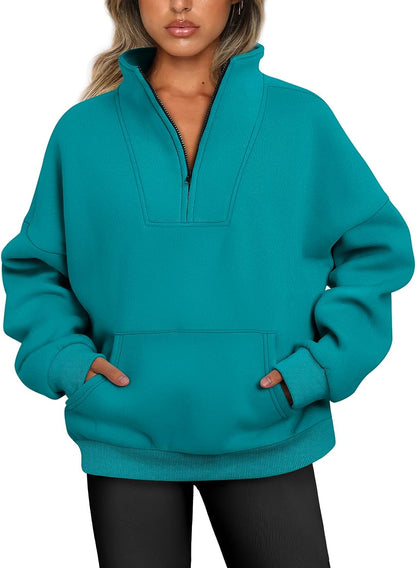 Half Zip Pullover Sweatshirts