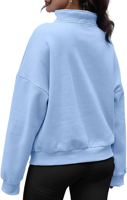 Half Zip Pullover Sweatshirts