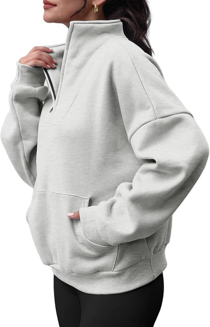 Half Zip Pullover Sweatshirts