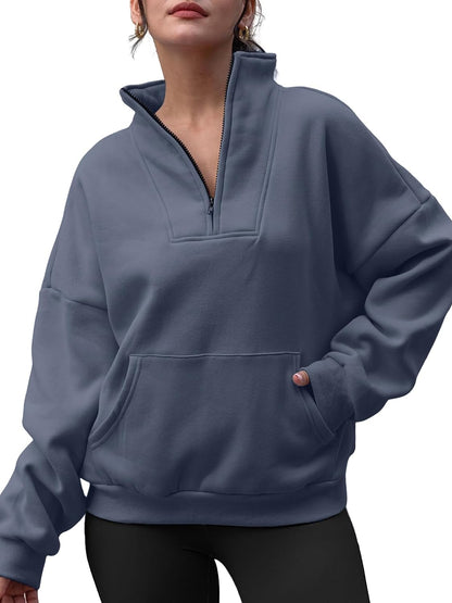 Half Zip Pullover Sweatshirts