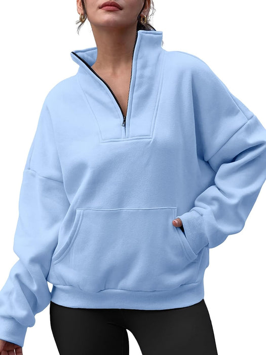 Half Zip Pullover Sweatshirts