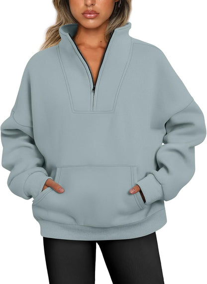 Half Zip Pullover Sweatshirts