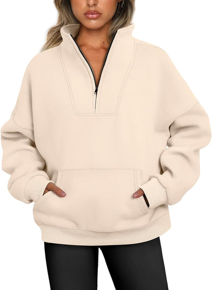 Half Zip Pullover Sweatshirts