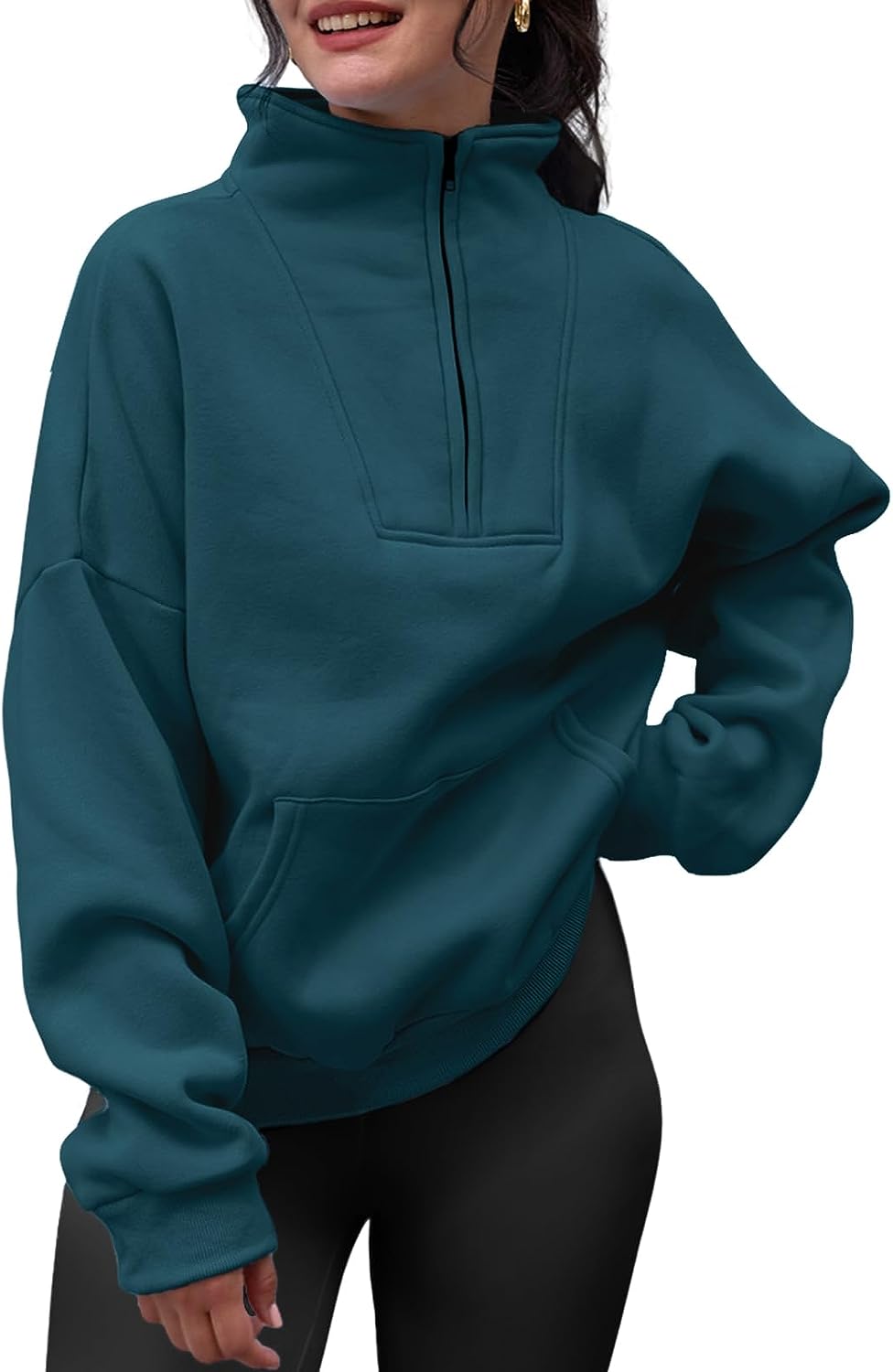 Half Zip Pullover Sweatshirts