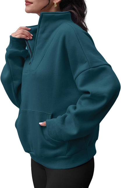 Half Zip Pullover Sweatshirts